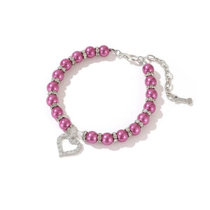 Planet Gates Adjustable Pet Pearl Necklace Accessories for Cats Gotas Animals Fashion Rhinestones Sphynx Cat Collar Kitten Dog collier chat