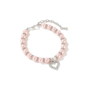 Planet Gates Adjustable Pet Pearl Necklace Accessories for Cats Gotas Animals Fashion Rhinestones Sphynx Cat Collar Kitten Dog collier chat