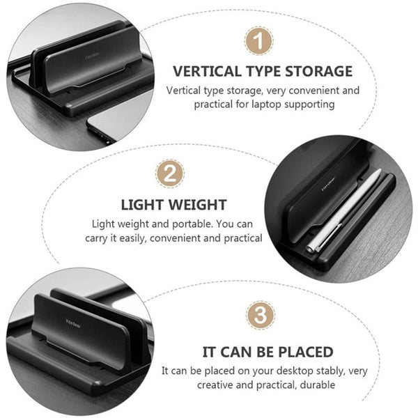 Planet Gates Adjustable Portable Laptop Table Stand Vertical Support Desktop Tablet Holder For iPad MacBook Mac Pro Base Bracket Accessories