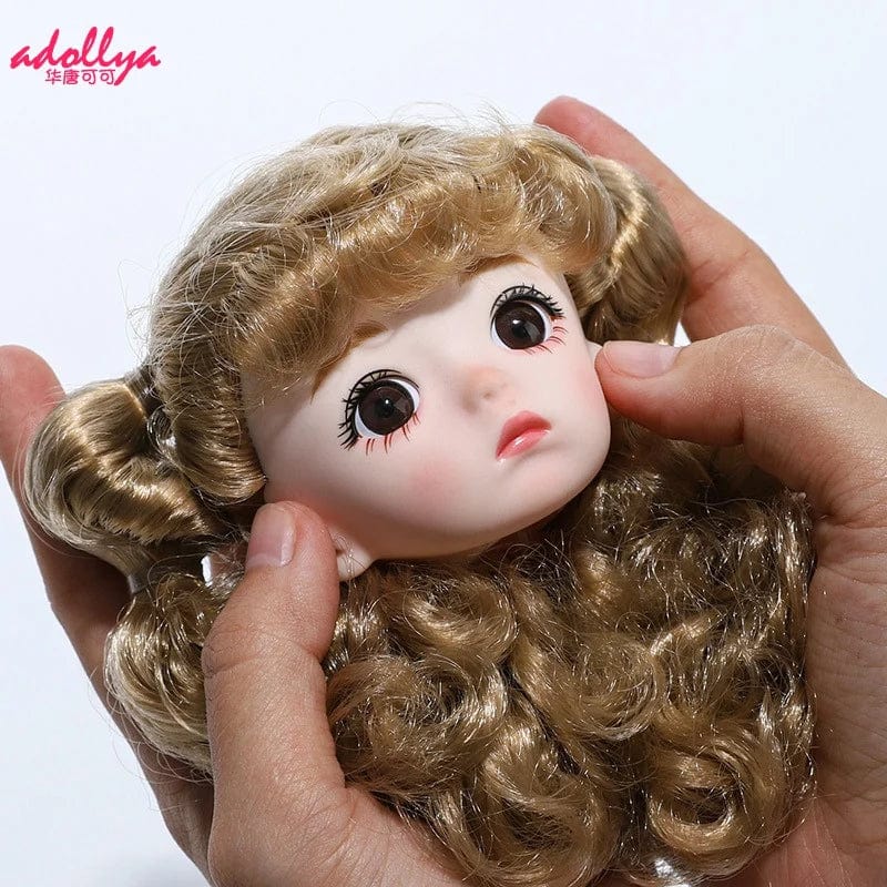 Planet Gates Adollya Heads for 30cm 1/6 BJD Dolls Accessories Head with Eyes Makeup Handmade Beauty Toys for Girls Christmas Gifts for Kid