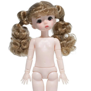 Planet Gates Adollya Heads for 30cm 1/6 BJD Dolls Accessories Head with Eyes Makeup Handmade Beauty Toys for Girls Christmas Gifts for Kid