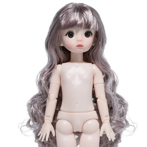 Planet Gates Adollya Heads for 30cm 1/6 BJD Dolls Accessories Head with Eyes Makeup Handmade Beauty Toys for Girls Christmas Gifts for Kid