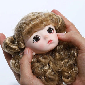 Planet Gates Adollya Heads for 30cm 1/6 BJD Dolls Accessories Head with Eyes Makeup Handmade Beauty Toys for Girls Christmas Gifts for Kid