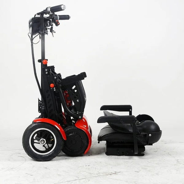 Planet Gates Adult Electric Scooter 500w 10Inch Tyre 36V Foldable Mobility Scooter For Old People With Large Armrest Seat Dual Motor Escooter