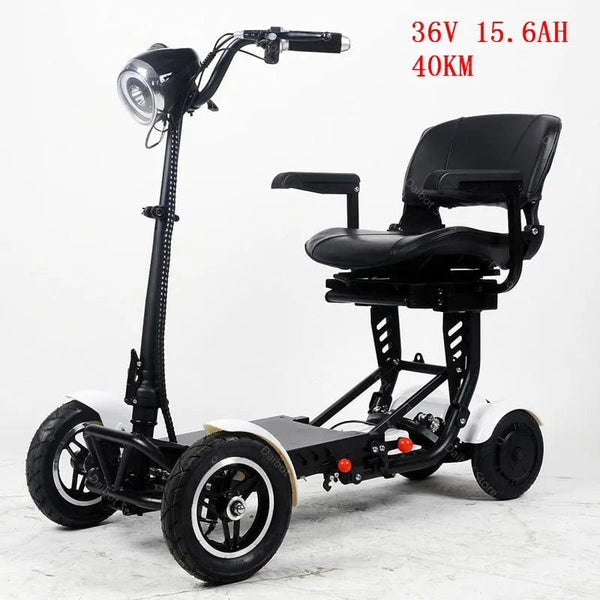 Planet Gates Adult Electric Scooter 500w 10Inch Tyre 36V Foldable Mobility Scooter For Old People With Large Armrest Seat Dual Motor Escooter