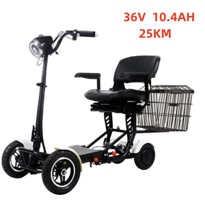 Planet Gates Adult Electric Scooter 500w 10Inch Tyre 36V Foldable Mobility Scooter For Old People With Large Armrest Seat Dual Motor Escooter