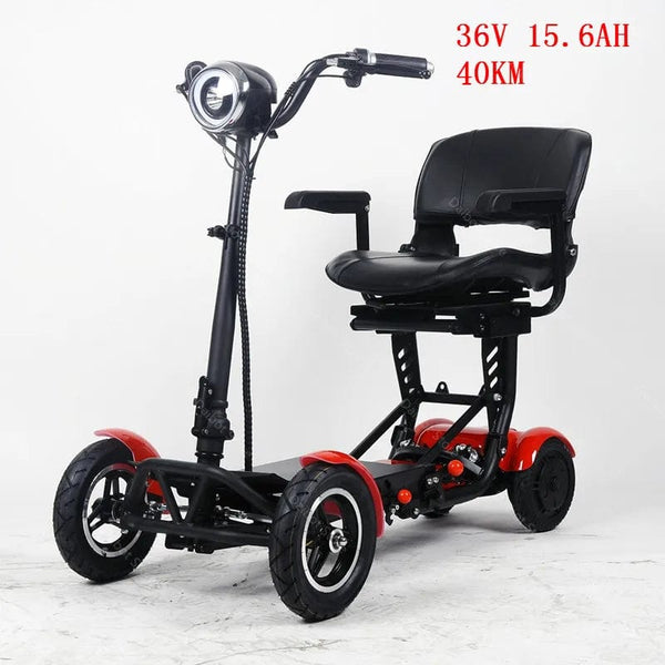 Planet Gates Adult Electric Scooter 500w 10Inch Tyre 36V Foldable Mobility Scooter For Old People With Large Armrest Seat Dual Motor Escooter