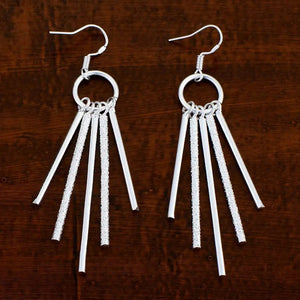 Planet Gates AE543 Original 925 Sterling Silver Earrings Hearts For Women Exquisite Student Girlfriend Jewelry Accessories Wedding Fashion Gift