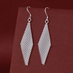 Planet Gates AE543 Original 925 Sterling Silver Earrings Hearts For Women Exquisite Student Girlfriend Jewelry Accessories Wedding Fashion Gift