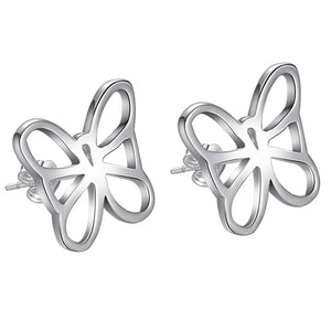 Planet Gates AE543 Original 925 Sterling Silver Earrings Hearts For Women Exquisite Student Girlfriend Jewelry Accessories Wedding Fashion Gift