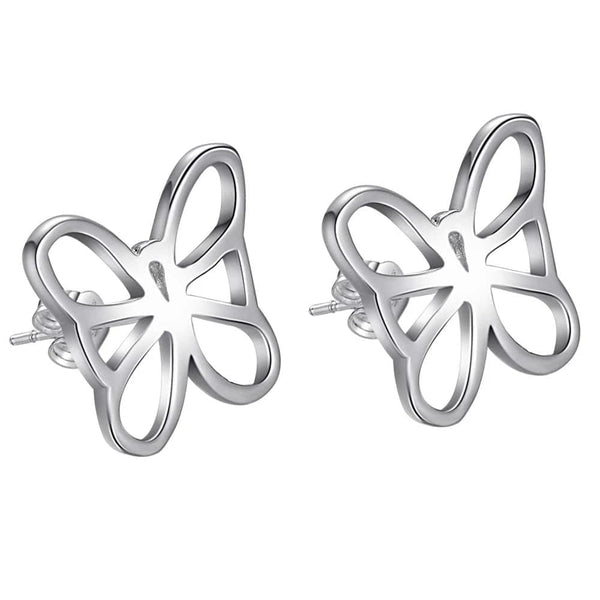 Planet Gates AE543 Original 925 Sterling Silver Earrings Hearts For Women Exquisite Student Girlfriend Jewelry Accessories Wedding Fashion Gift