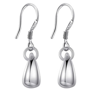 Planet Gates AE543 Original 925 Sterling Silver Earrings Hearts For Women Exquisite Student Girlfriend Jewelry Accessories Wedding Fashion Gift