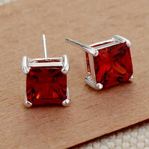 Planet Gates AE543 Original 925 Sterling Silver Earrings Hearts For Women Exquisite Student Girlfriend Jewelry Accessories Wedding Fashion Gift