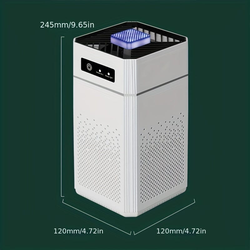 Planet Gates Air Purifier 1pc HEPA Air Purifier For Home And Office - Removes 99.98% Of Smoke, Dust, And Pet Dander - Digital Display With Night Light