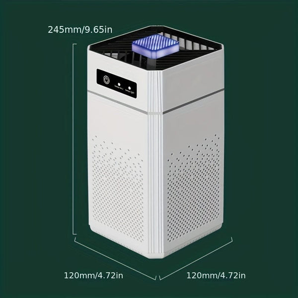 Planet Gates Air Purifier 1pc HEPA Air Purifier For Home And Office - Removes 99.98% Of Smoke, Dust, And Pet Dander - Digital Display With Night Light