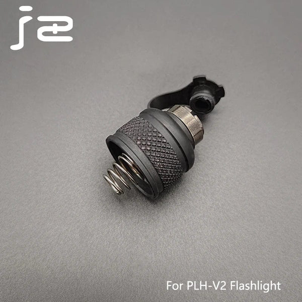 Planet Gates Airsoft M600 M300 PLH-V2 Flashlight Tail Cap Switch Scout Light Metal End Cap Tactical Spotlight Dual Function Pressure Switch