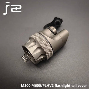 Planet Gates Airsoft M600 M300 PLH-V2 Flashlight Tail Cap Switch Scout Light Metal End Cap Tactical Spotlight Dual Function Pressure Switch