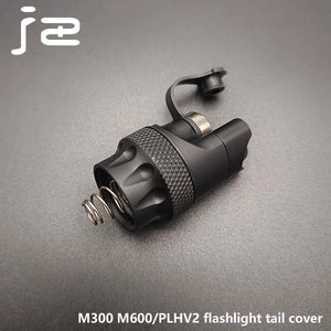 Planet Gates Airsoft M600 M300 PLH-V2 Flashlight Tail Cap Switch Scout Light Metal End Cap Tactical Spotlight Dual Function Pressure Switch
