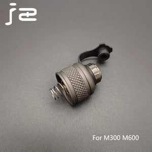 Planet Gates Airsoft M600 M300 PLH-V2 Flashlight Tail Cap Switch Scout Light Metal End Cap Tactical Spotlight Dual Function Pressure Switch