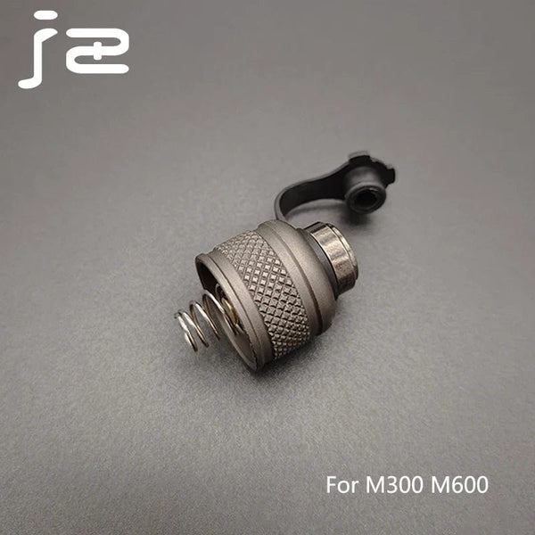 Planet Gates Airsoft M600 M300 PLH-V2 Flashlight Tail Cap Switch Scout Light Metal End Cap Tactical Spotlight Dual Function Pressure Switch