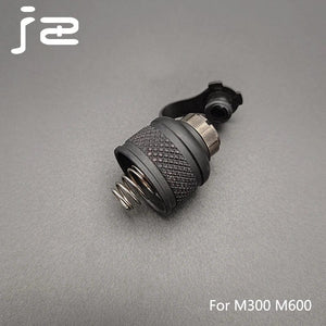 Planet Gates Airsoft M600 M300 PLH-V2 Flashlight Tail Cap Switch Scout Light Metal End Cap Tactical Spotlight Dual Function Pressure Switch