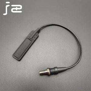 Planet Gates Airsoft M600 M300 PLH-V2 Flashlight Tail Cap Switch Scout Light Metal End Cap Tactical Spotlight Dual Function Pressure Switch