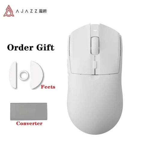 Planet Gates AJ139Pro AJAZZ AJ139 Pro Wireless Mouse with Feets PMW3395 Gaming Chipset 26000dpi Professional Gaming Mouse for PC