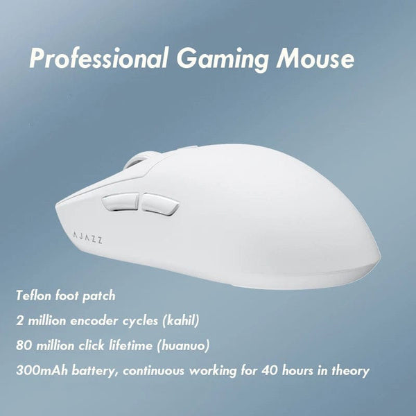 Planet Gates AJAZZ AJ139 Pro Wireless Mouse with Feets PMW3395 Gaming Chipset 26000dpi Professional Gaming Mouse for PC