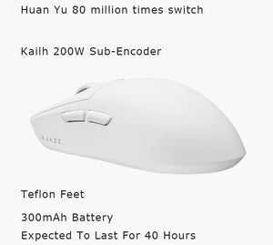 Planet Gates AJAZZ AJ139 Pro Wireless Mouse with Feets PMW3395 Gaming Chipset 26000dpi Professional Gaming Mouse for PC