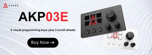 Planet Gates Ajazz AKP03E Programmable Visual Macro Keyboard Mechanical Gaming Keyboard Custom Button Mini Keyboard For Multiple Scenario