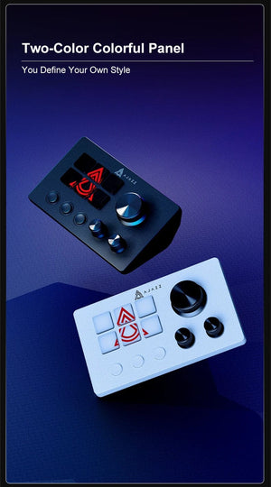 Planet Gates Ajazz AKP03E Programmable Visual Macro Keyboard Mechanical Gaming Keyboard Custom Button Mini Keyboard For Multiple Scenario