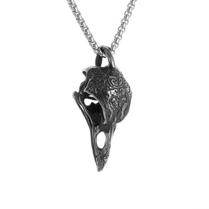 Planet Gates AL20298-Gold Retro Joker Square Pendant Necklace for Men Hiphop Rock Party Jewelry
