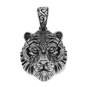 Planet Gates AL20298-Gold Retro Joker Square Pendant Necklace for Men Hiphop Rock Party Jewelry