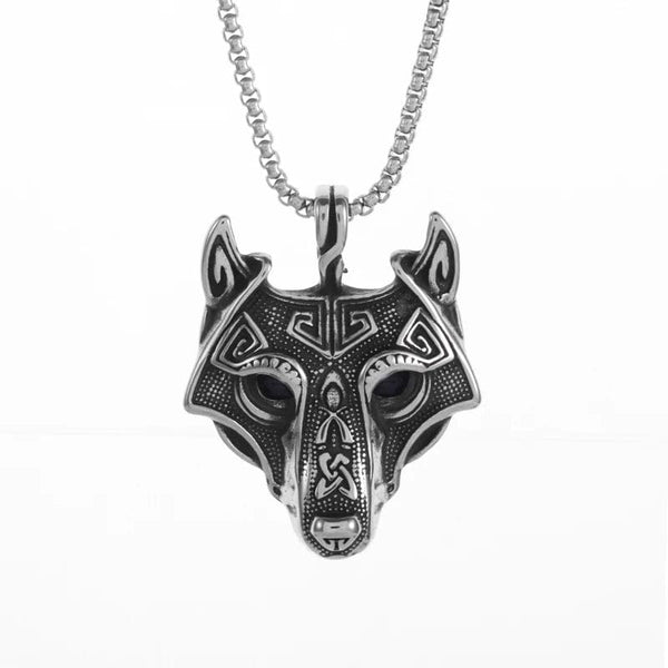 Planet Gates AL20298-Gold Retro Joker Square Pendant Necklace for Men Hiphop Rock Party Jewelry