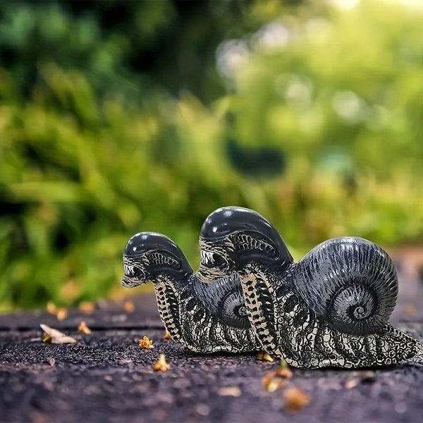 Planet Gates Alien Snail 1pc Alien Snail Statue Model - Add a Fun and Unique Touch to Your Garden or Home Decor!