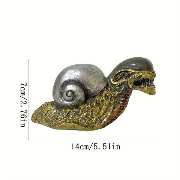 Planet Gates Alien Snail 1pc Alien Snail Statue Model - Add a Fun and Unique Touch to Your Garden or Home Decor!
