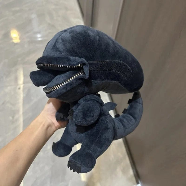Planet Gates Alien Xenomorph Shaped Zipper Mouth Plush Doll Kawaii Plush Pillows Stuffed Toys Cartoon Decor Trendy Toy Birthday Present