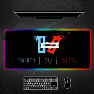 Planet Gates ALL Black / 250x350x3mm DIY Custom Personalized Mouse Pad LED Illumination Large Gaming Mousepad RGB Lighting Laptop Desk Mat Rubber Gamer Pad Carpet