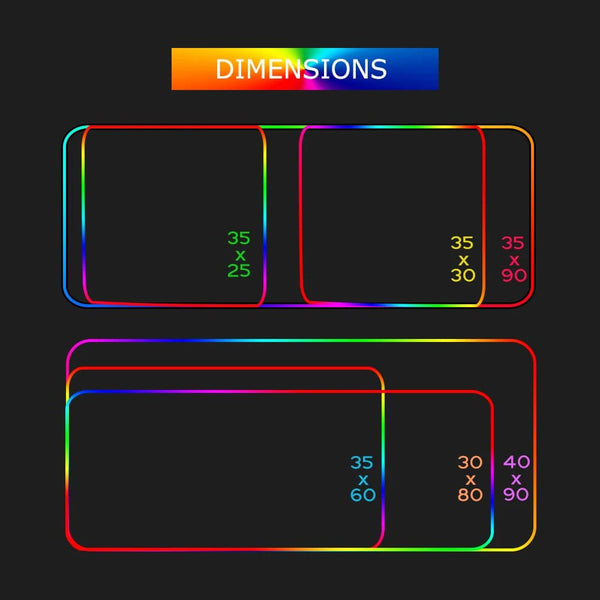 Planet Gates ALL Black / 250x350x3mm DIY Custom Personalized Mouse Pad LED Illumination Large Gaming Mousepad RGB Lighting Laptop Desk Mat Rubber Gamer Pad Carpet