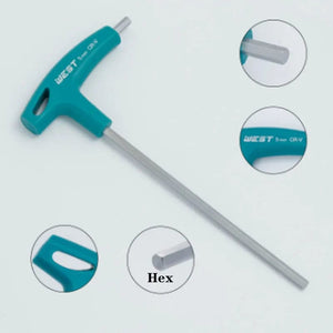 Planet Gates Allen Key Hex Wrench Cr-v Alloy Flat Head Hexagon Universal Screwdriver Hand tool Universal Quick Snap Adapter T-Handle Spanner