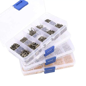 Planet Gates Alloy Accessories Jewelry Findings Set Earring Making Kit Lobster Clasp Open Jump Rings Repair Tools DIY Jewelry Making Supplies