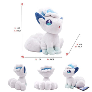 Planet Gates Alolan Vulpix Sprigatito Pokemon Plush Doll Soft Animal Hot Toys Great Gift