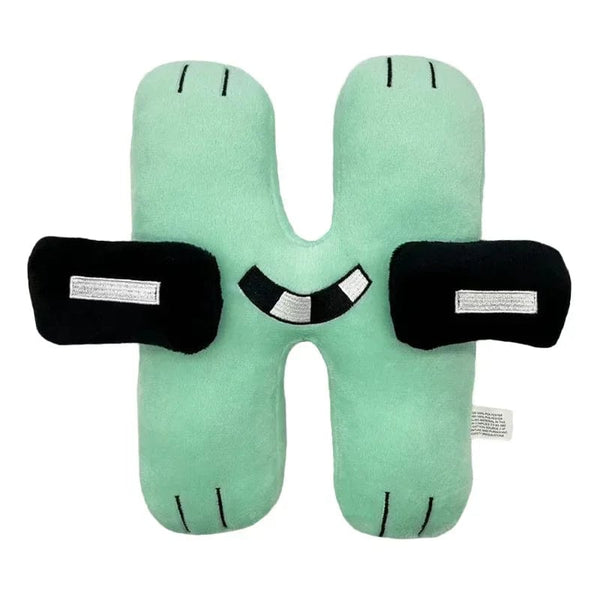 Planet Gates Alphabet Lore Plush Toys Anime Doll Kawaii 26 English Letters Stuffed Toys Kids Enlightenment Montessori Plush Toy Doll Gifts