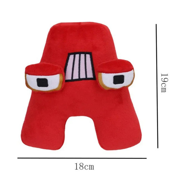 Planet Gates Alphabet Lore Plush Toys Anime Doll Kawaii 26 English Letters Stuffed Toys Kids Enlightenment Montessori Plush Toy Doll Gifts