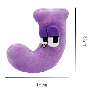 Planet Gates Alphabet Lore Plush Toys Anime Doll Kawaii 26 English Letters Stuffed Toys Kids Enlightenment Montessori Plush Toy Doll Gifts