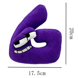 Planet Gates Alphabet Lore Plush Toys Anime Doll Kawaii 26 English Letters Stuffed Toys Kids Enlightenment Montessori Plush Toy Doll Gifts