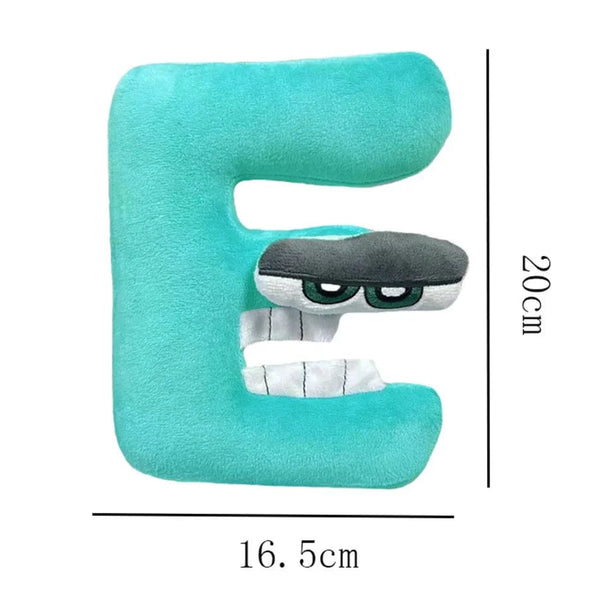 Planet Gates Alphabet Lore Plush Toys Anime Doll Kawaii 26 English Letters Stuffed Toys Kids Enlightenment Montessori Plush Toy Doll Gifts