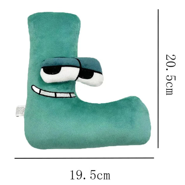 Planet Gates Alphabet Lore Plush Toys Anime Doll Kawaii 26 English Letters Stuffed Toys Kids Enlightenment Montessori Plush Toy Doll Gifts