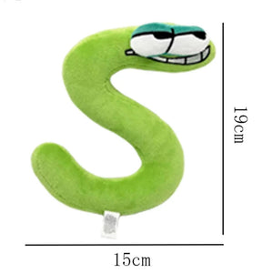 Planet Gates Alphabet Lore Plush Toys Anime Doll Kawaii 26 English Letters Stuffed Toys Kids Enlightenment Montessori Plush Toy Doll Gifts