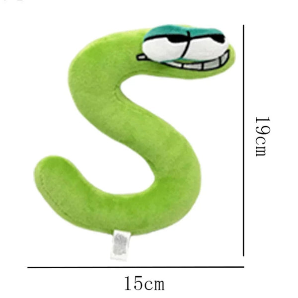 Planet Gates Alphabet Lore Plush Toys Anime Doll Kawaii 26 English Letters Stuffed Toys Kids Enlightenment Montessori Plush Toy Doll Gifts